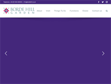 Tablet Screenshot of bordehill.co.uk